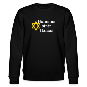 Hummus statt Hamas Unisex Bio-Sweater