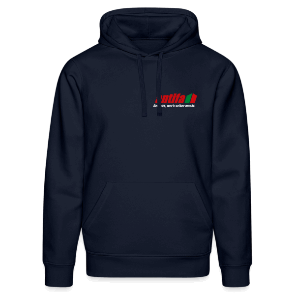 Antifa - Respekt, wer's selber macht. Bio Hoodie – Bild 2