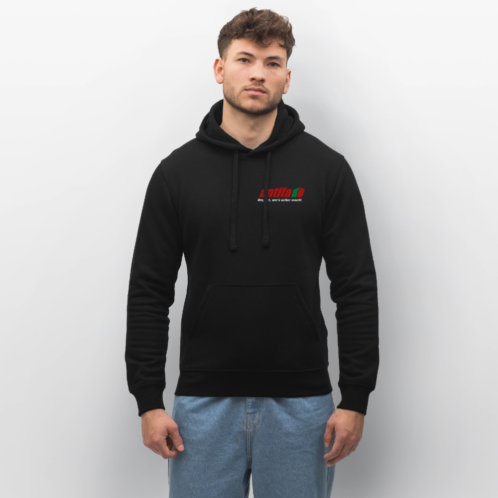 Antifa - Respekt, wer's selber macht. Bio Hoodie unisex
